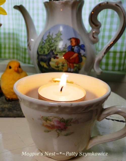 candle lit tea