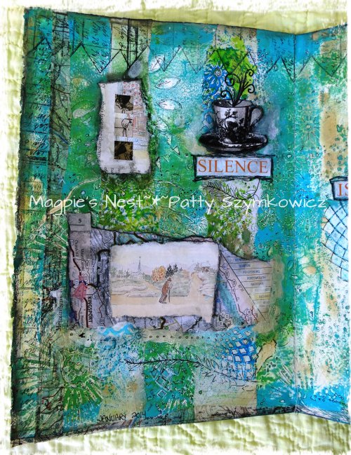 finished SILENCE journal page left