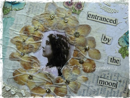 Entranced by the moon collage