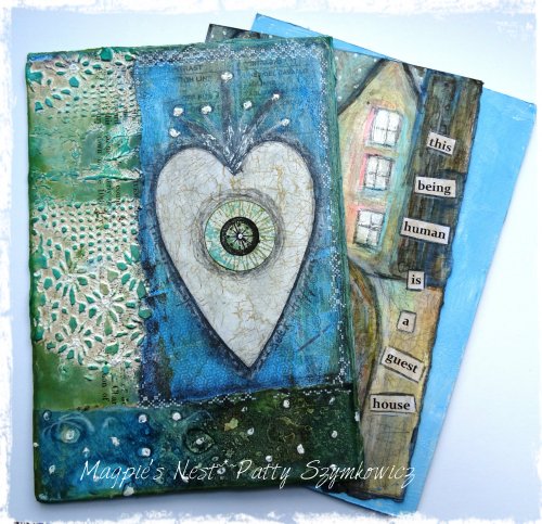 Loose journal pages with Heart Cover