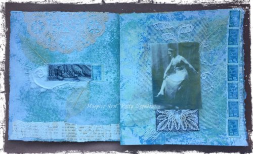 Happiness art journal pages