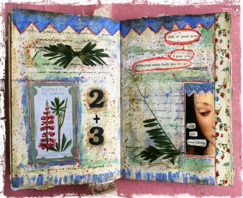 Patty Szymkowicz Tell Me Everything journal pages