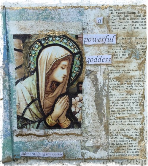 Magpie's Nest Patty Szymkowicz Powerful Goddess journal pages (2)