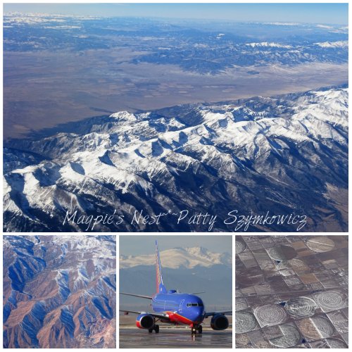 Southwest airlines Mountain Views from plane