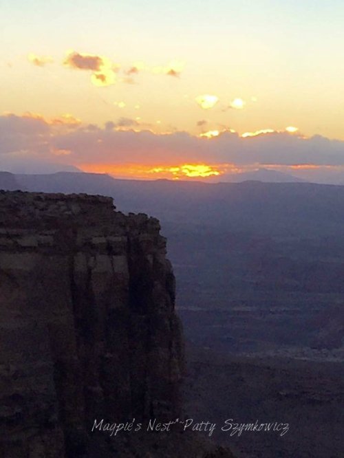Magpie's Nest Patty Szymkowicz Island in the Sky sunset Canyonlands Utah